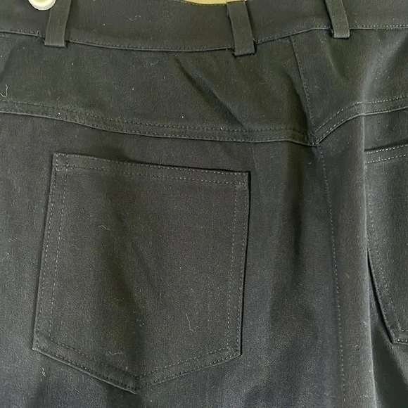 ST. JOHN  size 8 black Pants straight leg classic designer ankle length … - Picture 6 of 6